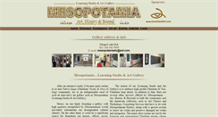 Desktop Screenshot of mesopotamiaartgallery.com